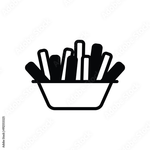 fries vector icon