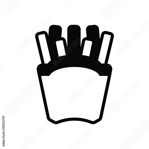 fries vector icon