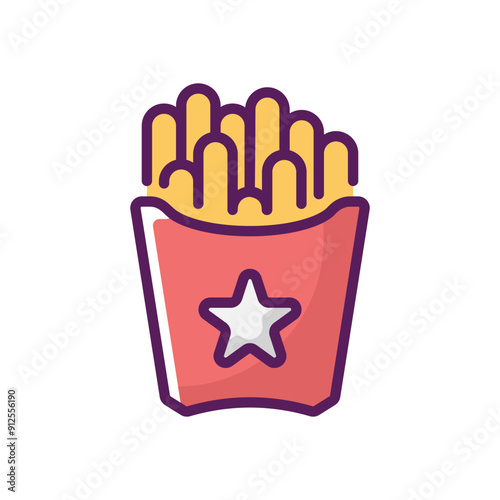 fries vector icon