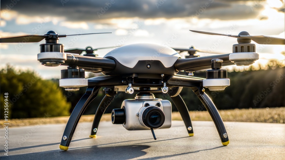 Fototapeta premium Drone Ready for Flight. Technology concept