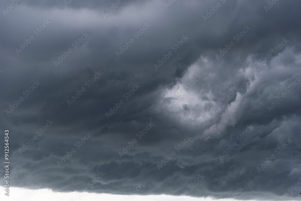 Dark cloud storm with thunder before raining Dark cloud storm with thunder before raining