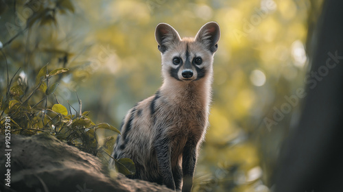 aardwolf an African native animal photo