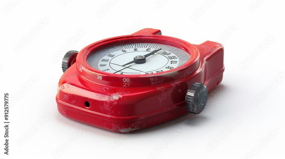 Lux meter, 3D illustration, realistic, isolated on white background