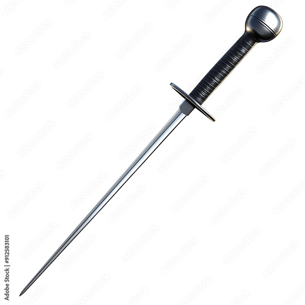 A sharp, elegant dagger with a textured grip and polished blade, perfect for depicting themes of history, conflict, or craftsmanship. A sharp, elegant dagger with a textured grip and polished blade, perfect for depicting themes of history, conflict, or craftsmanship.