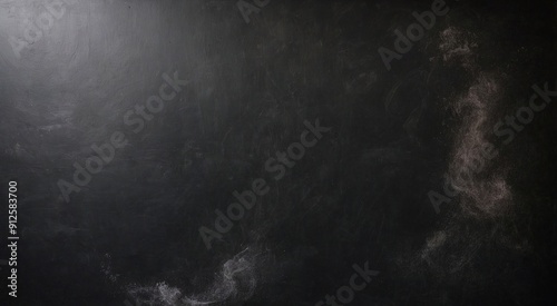 Dark textured abstract background with dust patterns, black and white, versatile wallpaper, background blackboard. Back to school concept. Generative AI