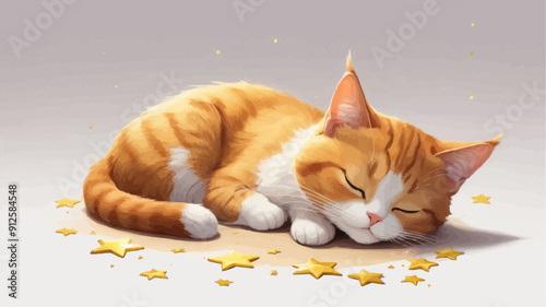 Sleeping cat