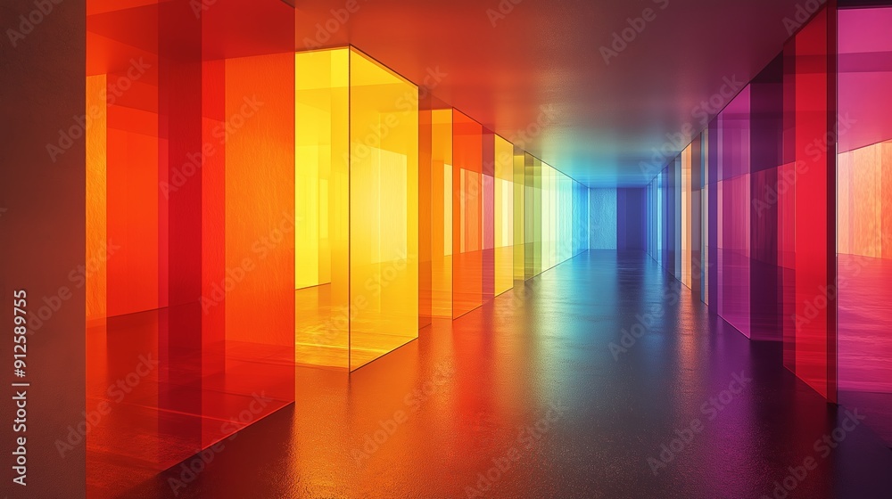 Spectral multycoloured refractions on a black background. abstract background Spectral multycoloured refractions on a black background. abstract background