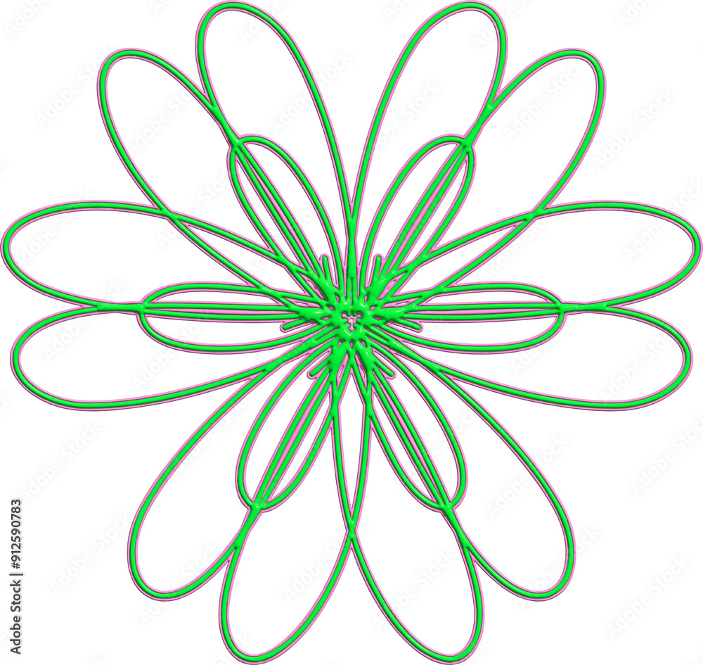 Abstract flower