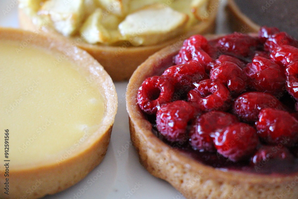 tartlet, pastry, chocolate, apple, Red fruit tartlet, pastry, chocolate, apple, Red fruit