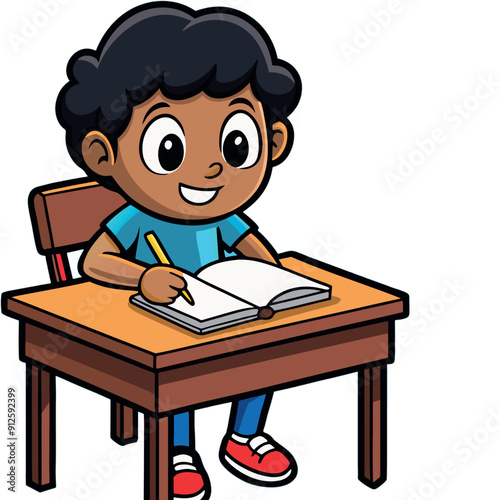 boy in classroom