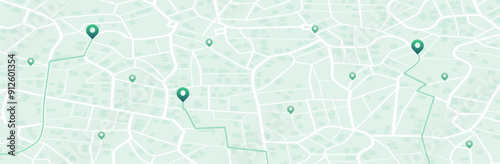Isometric Gps map navigation to own pin. City top view. Abstract transportation background. Track navigation pins on street maps, position pin. Vector illustration