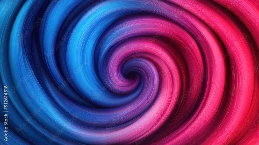 Vibrant Abstract Swirl Background with Dynamic Red and Blue Gradient Colors, Perfect for Modern Design Projects, Digital Art, and Creative Visuals