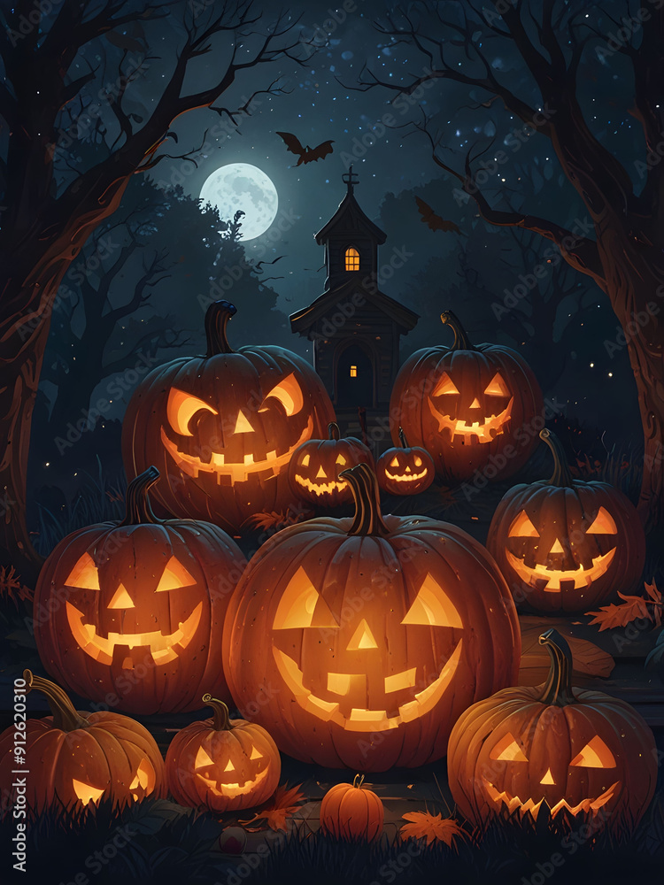 halloween background with pumpkin halloween background with pumpkin