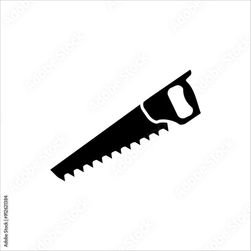 Saw icon. Saw icon for web design, vector illustration isolated on white background.