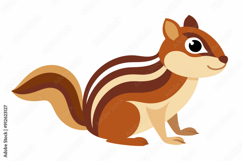 Chipmunk art vector illustration Chipmunk art vector illustration