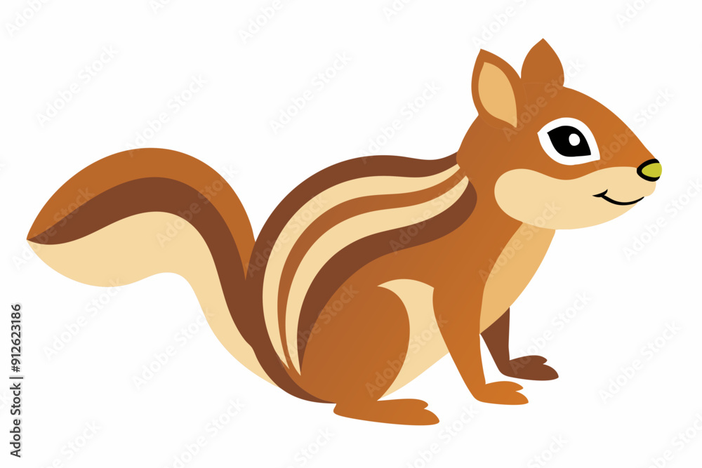 Chipmunk art vector illustration Chipmunk art vector illustration