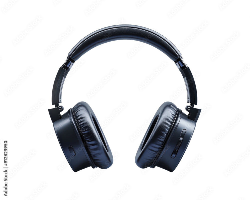 Fototapeta premium A headset isolated on white transparent background
