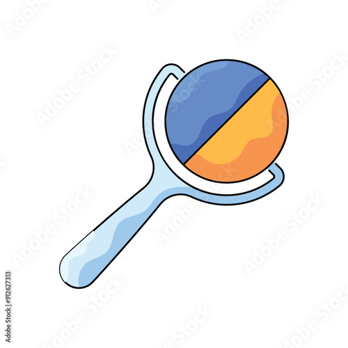 Rattle vector icon