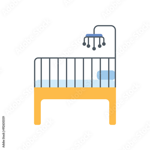 Bassinet vector icon
