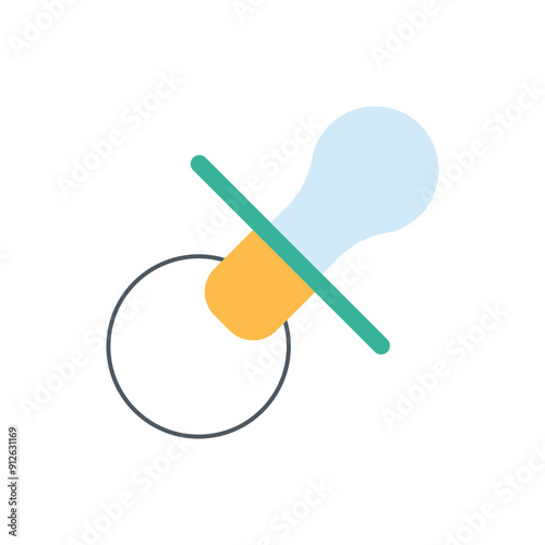 Pacifier vector icon