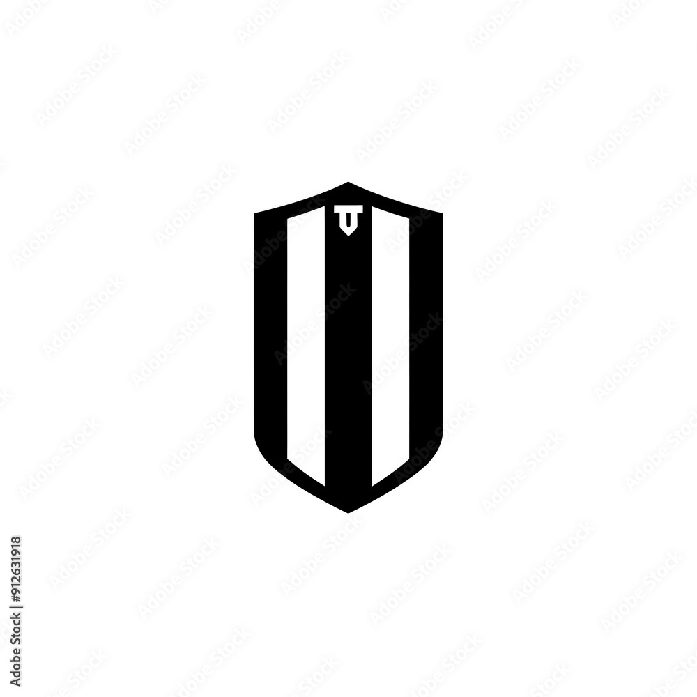 Shield Icon Minimal, Simple Logo Shield