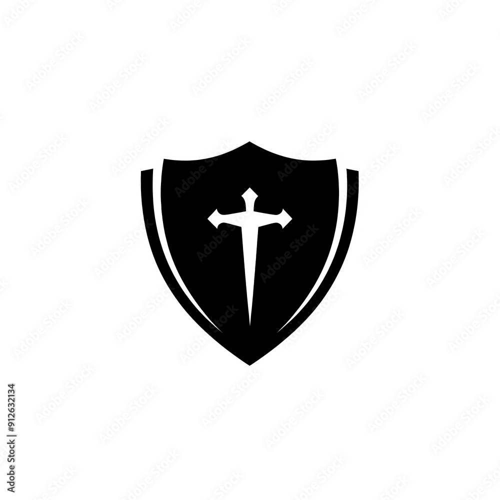 Shield Icon Minimal, Simple Logo Shield Shield Icon Minimal, Simple Logo Shield