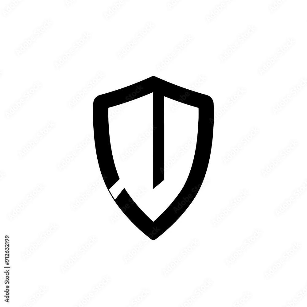 Shield Icon Minimal, Simple Logo Shield Shield Icon Minimal, Simple Logo Shield