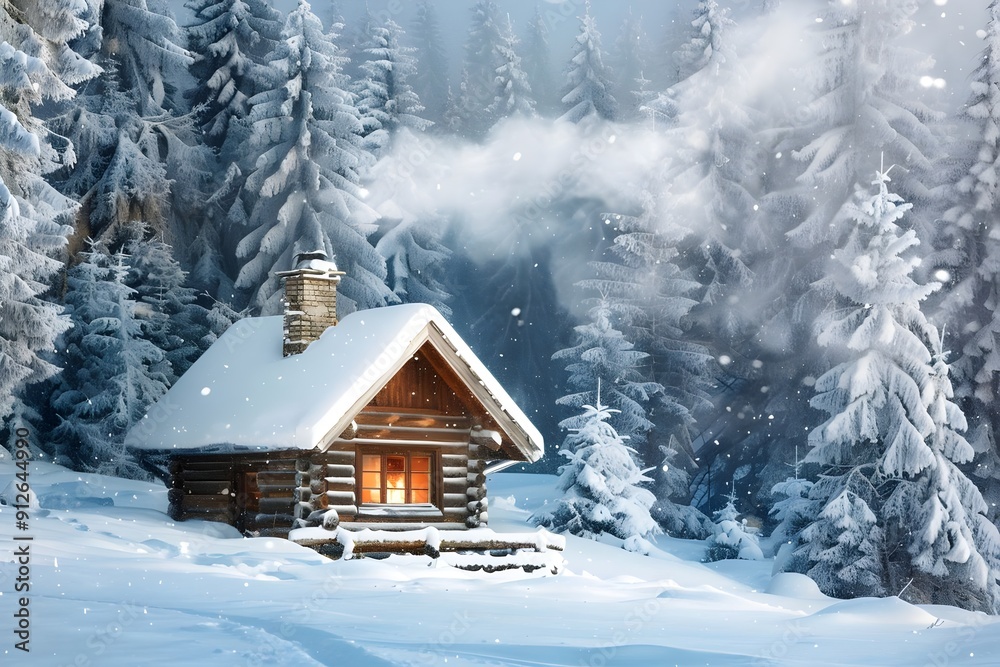 house in the snow house in the snow