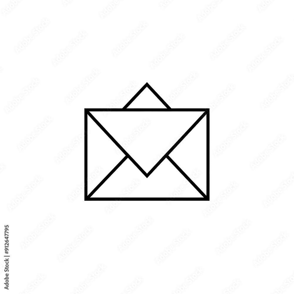 Envelope Icon, Minimal Simple Logo Envelope Icon, Minimal Simple Logo