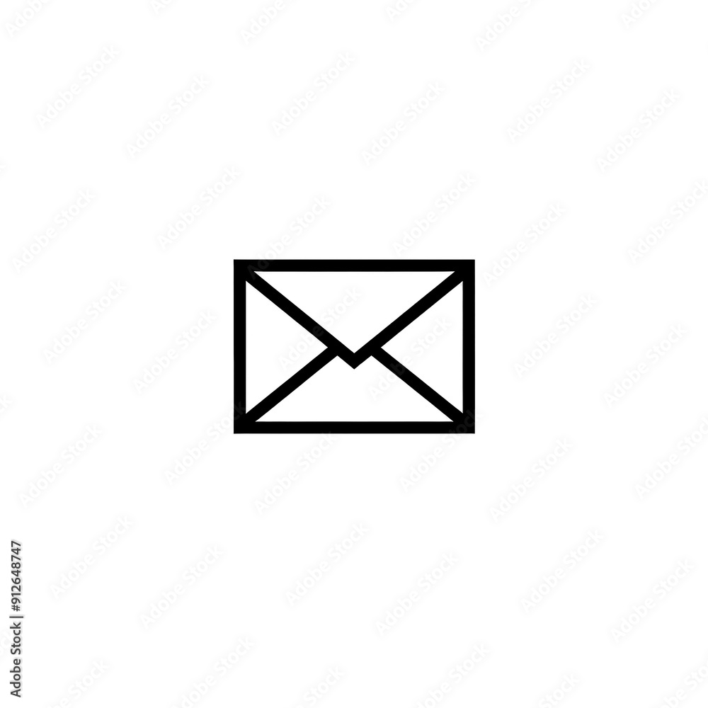 Envelope Icon, Minimal Simple Logo Envelope Icon, Minimal Simple Logo