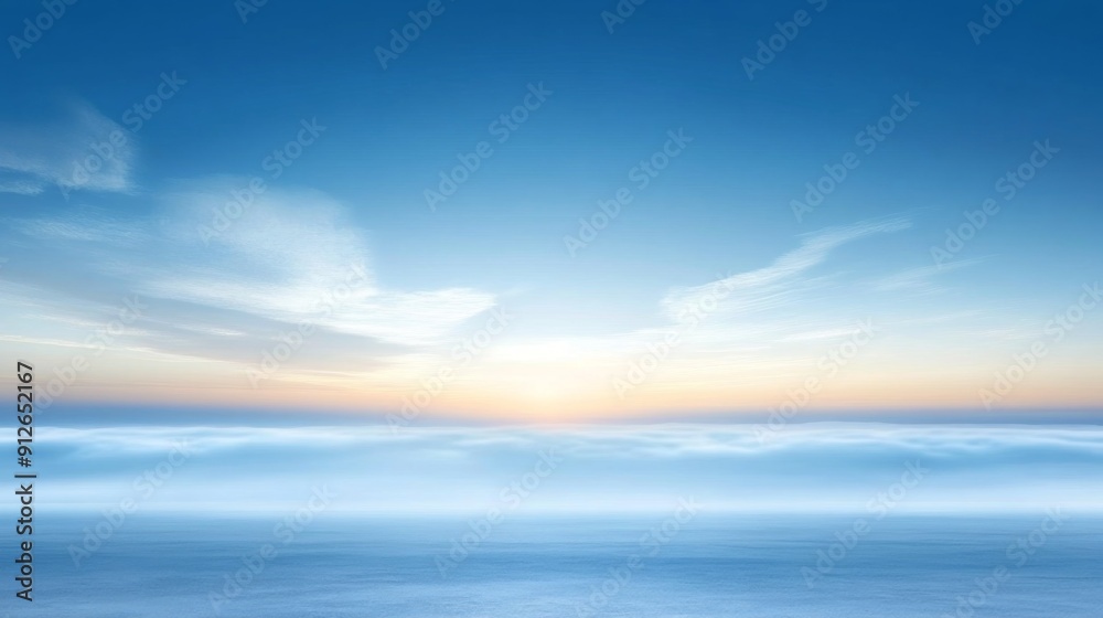 A blurred gradient background transitioning from white to blue, embodying a tranquil and creative concept - Generative AI A blurred gradient background transitioning from white to blue, embodying a tranquil and creative concept - Generative AI
