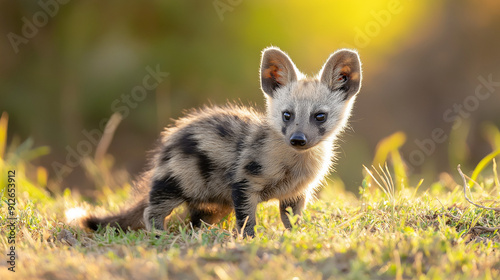 aardwolf an African native animal photo