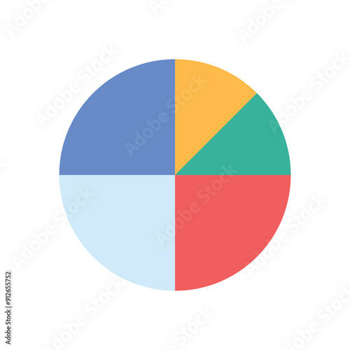 Free Download Pie chart vector icon - GFXLoad