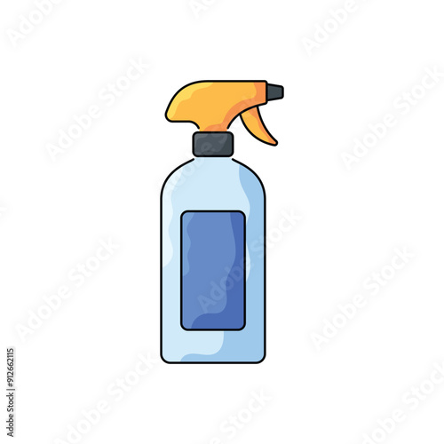 Cleaning spray vector icon