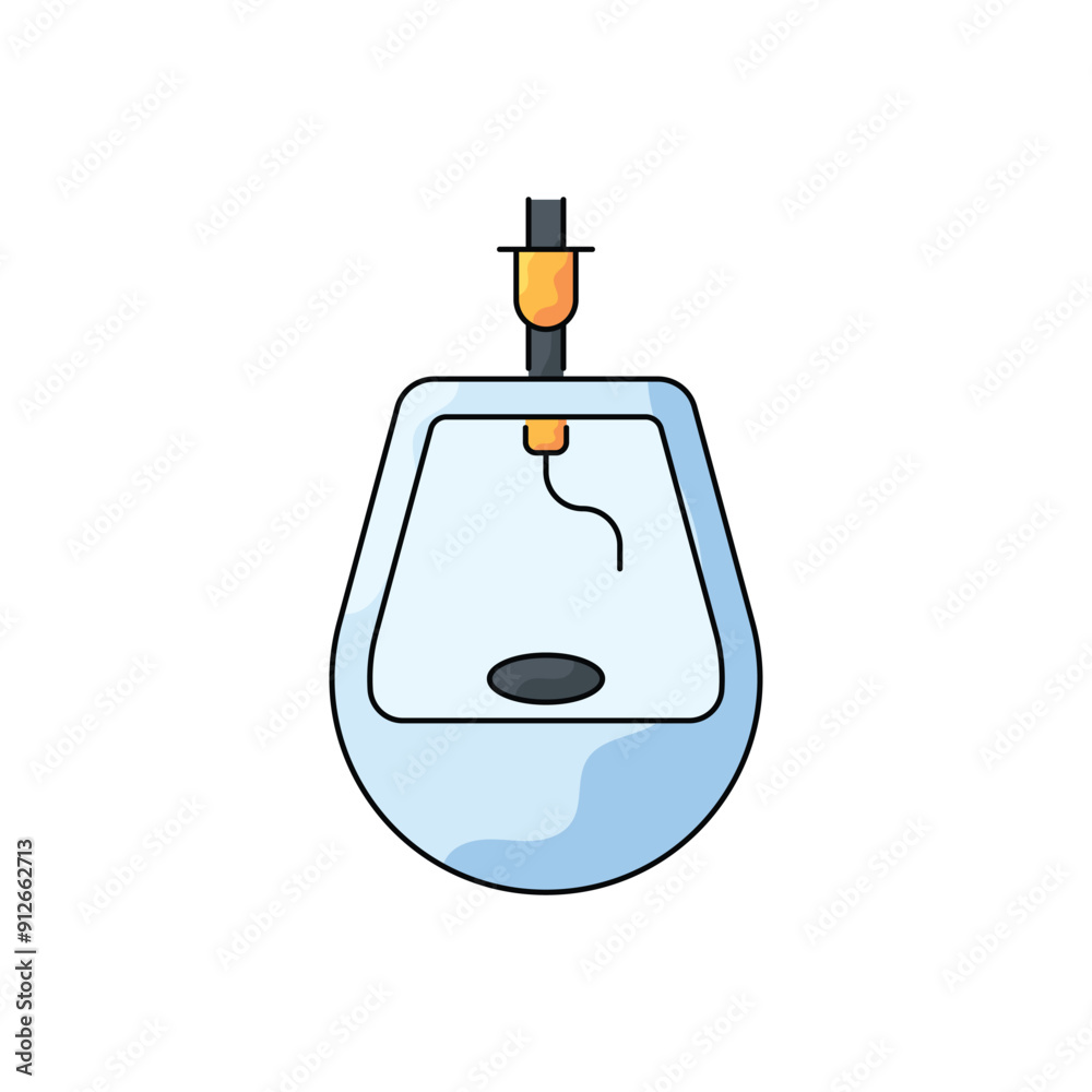 Obraz premium Urinal vector icon