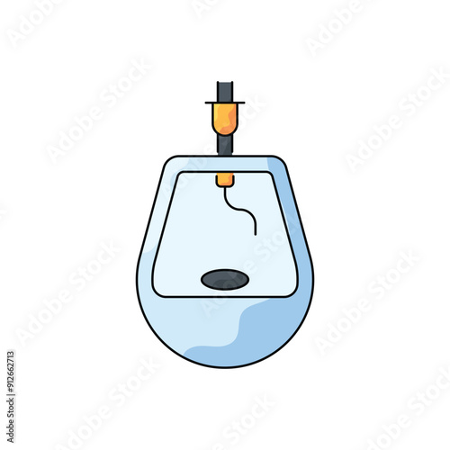 Urinal vector icon