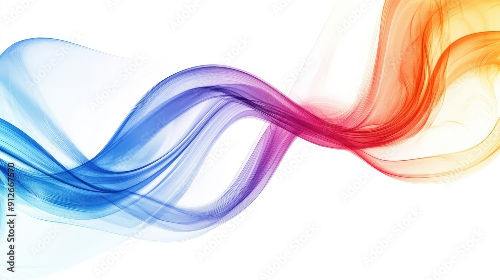 Abstract colorful wave design with blue, purple, pink, red and orange color. Abstract colorful wave design with blue, purple, pink, red and orange color.