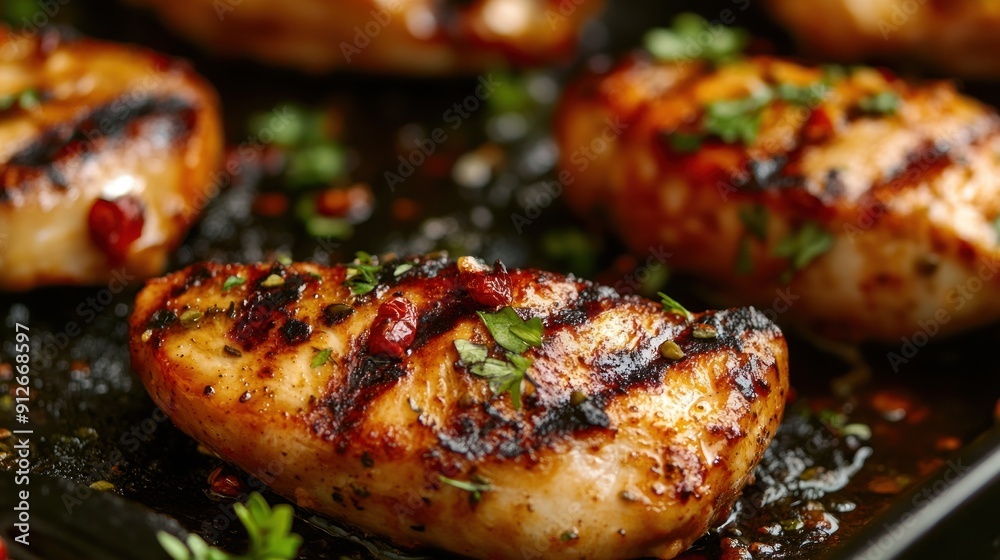 Grilled Chicken Breast with Herbs and Spices Grilled Chicken Breast with Herbs and Spices