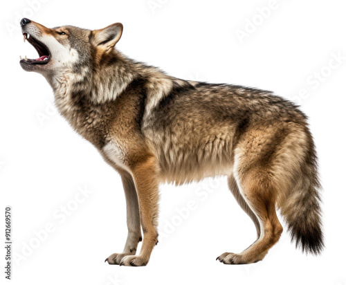Obraz na płótnie PNG Wolf animal mammal coyote. w salonie