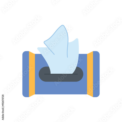 Wet wipes vector icon