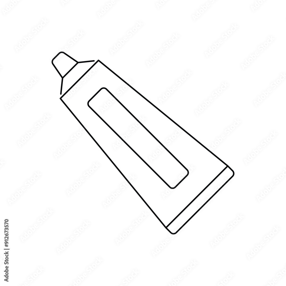 Toothpaste vector icon Toothpaste vector icon