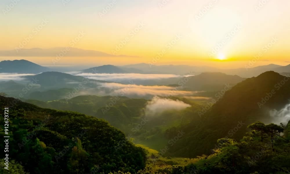 Yangmingshan Beauty at Bright Sunrise, Taiwan Yangmingshan Beauty at Bright Sunrise, Taiwan