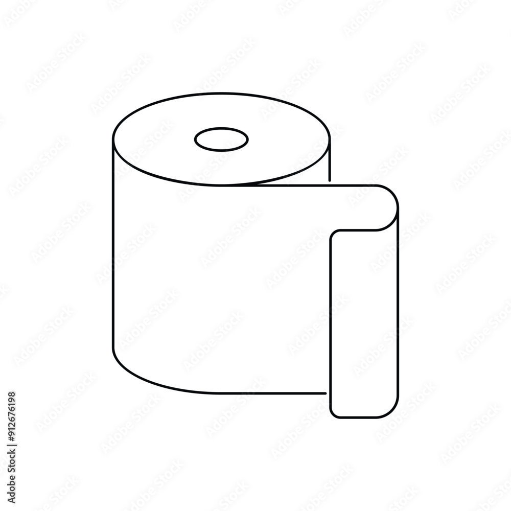 Toilet paper vector icon Toilet paper vector icon
