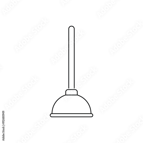 Plunger  vector icon