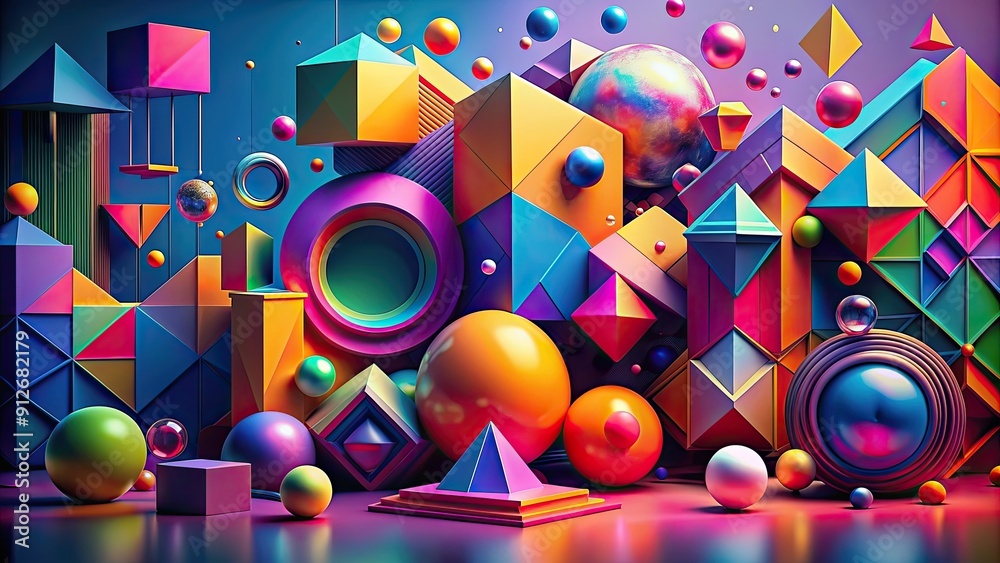 Abstract with vibrant colors and geometric shapes , wallpaper, background, design, digital, art, pattern, texture Abstract with vibrant colors and geometric shapes , wallpaper, background, design, digital, art, pattern, texture