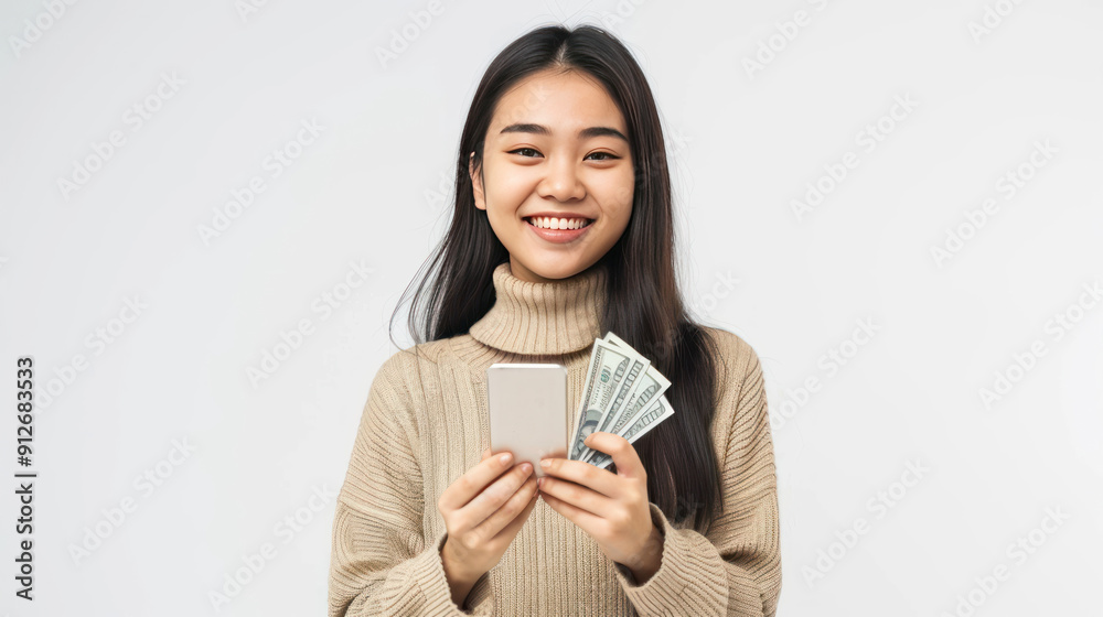 Businessman in office grinning with satisfaction, surrounded by a heap of dollar money Businessman in office grinning with satisfaction, surrounded by a heap of dollar money
