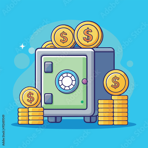 income earnings revenue profit money vector Illustration