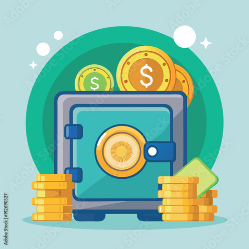 income earnings revenue profit money vector Illustration