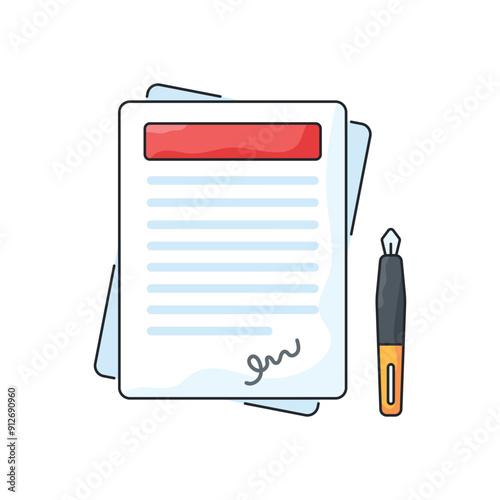 Agreement vector icon
