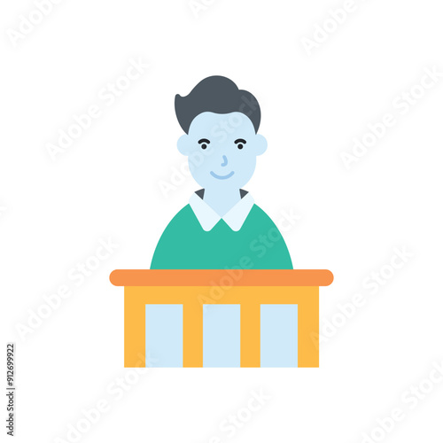Witness vector icon